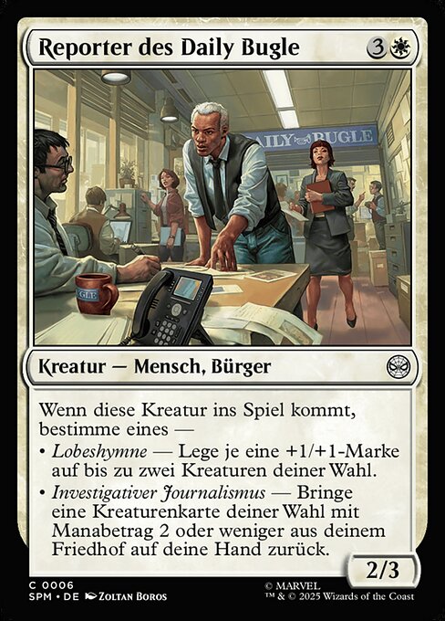 Reporter des Daily Bugle
