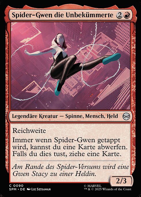 Spider-Gwen die Unbekümmerte