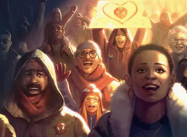 Cheering Crowd