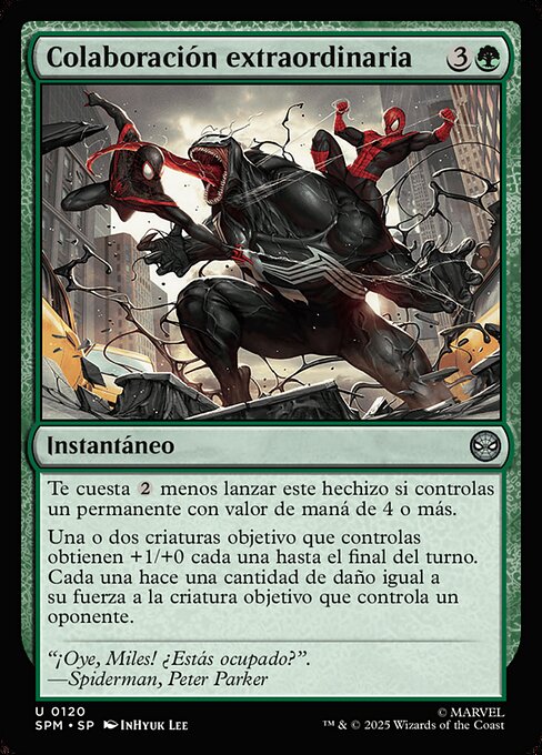 Colaboración extraordinaria