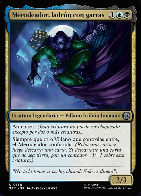 Merodeador, ladrón con garras