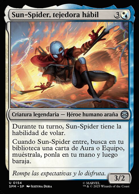 Sun-Spider, tejedora hábil