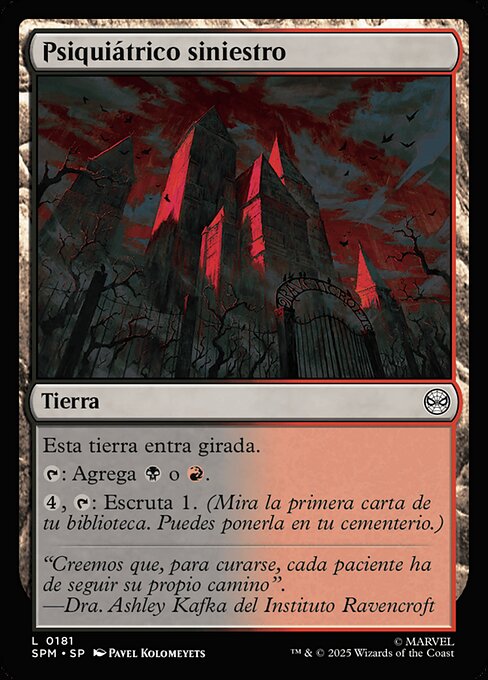 Psiquiátrico siniestro