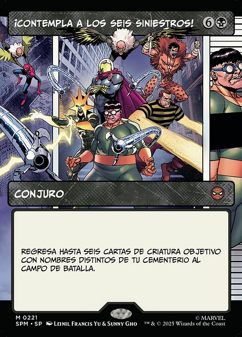 ¡Contempla a los Seis Siniestros!