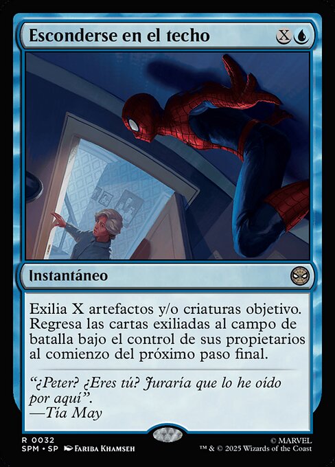 Esconderse en el techo