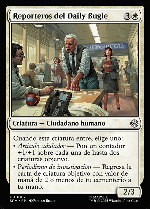 Reporteros del Daily Bugle