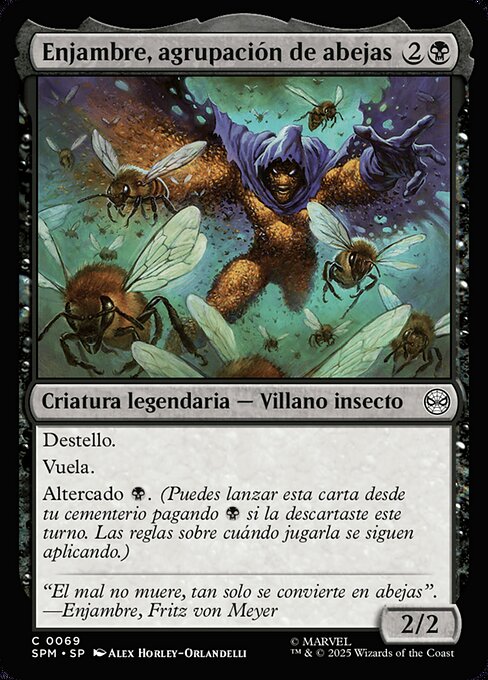 Enjambre, agrupación de abejas