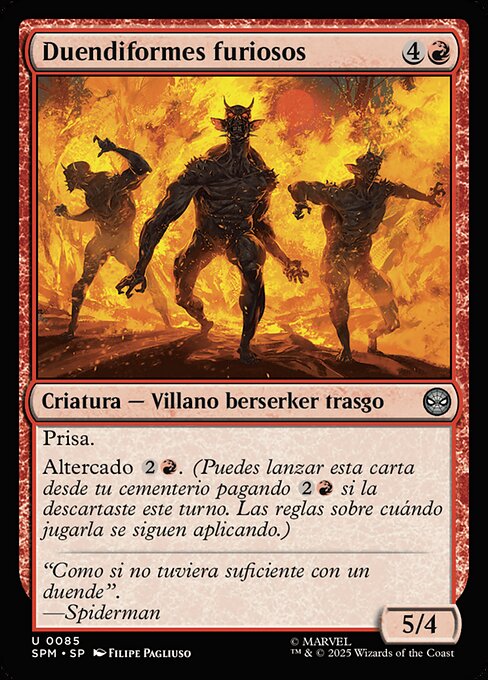 Duendiformes furiosos