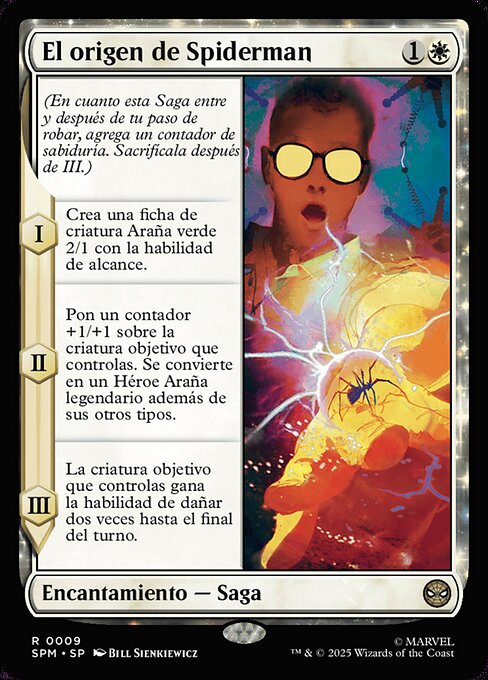 El origen de Spiderman