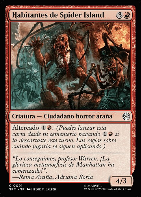 Habitantes de Spider Island