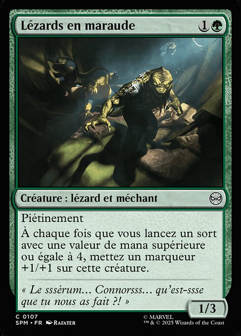 Lézards en maraude
