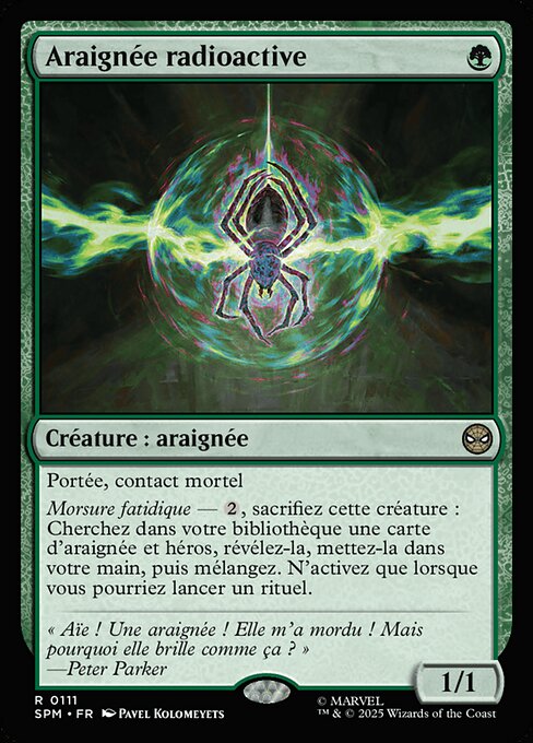Araignée radioactive