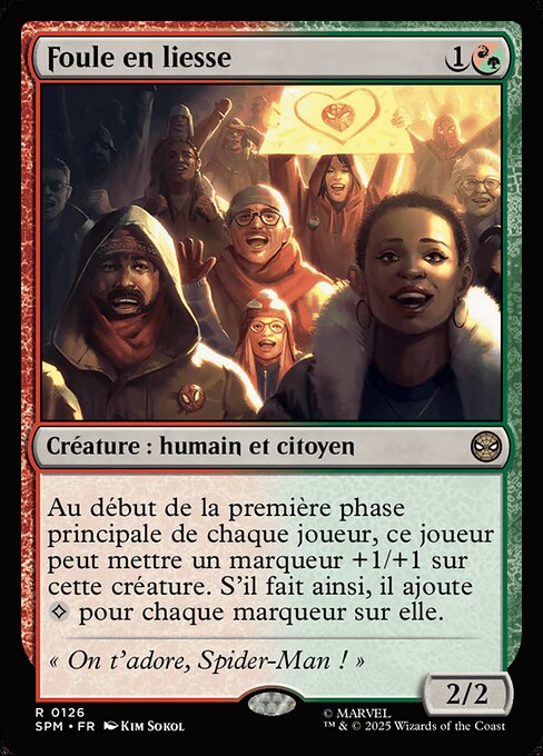 Foule en liesse