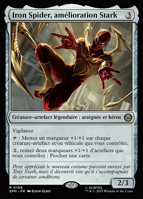 Iron Spider, amélioration Stark