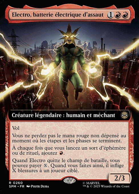 Electro, batterie électrique d'assaut