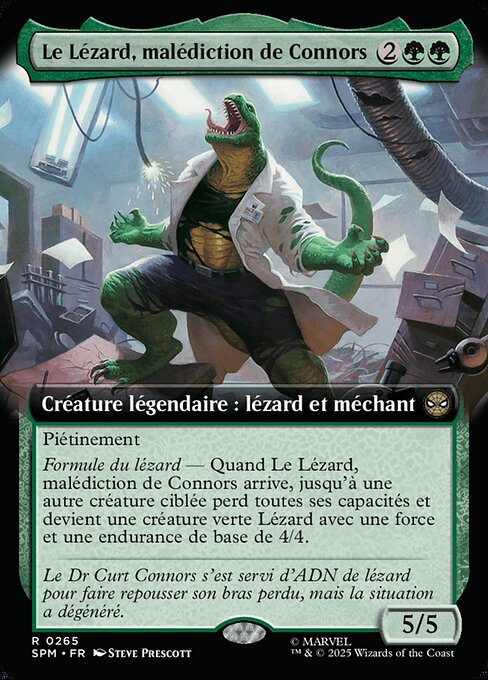Le Lézard, malédiction de Connors