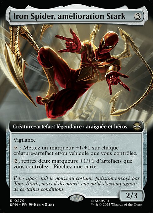 Iron Spider, amélioration Stark