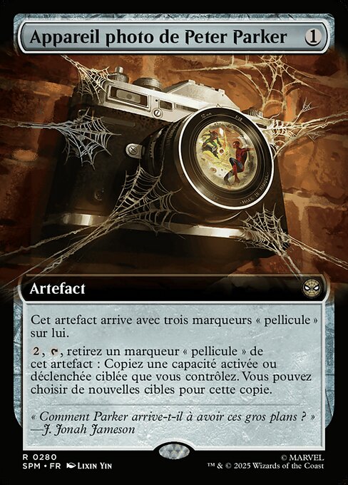 Appareil photo de Peter Parker
