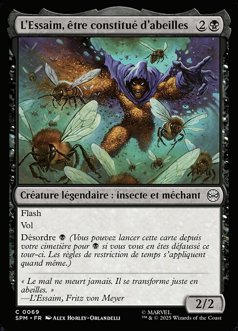 L'Essaim, être constitué d'abeilles