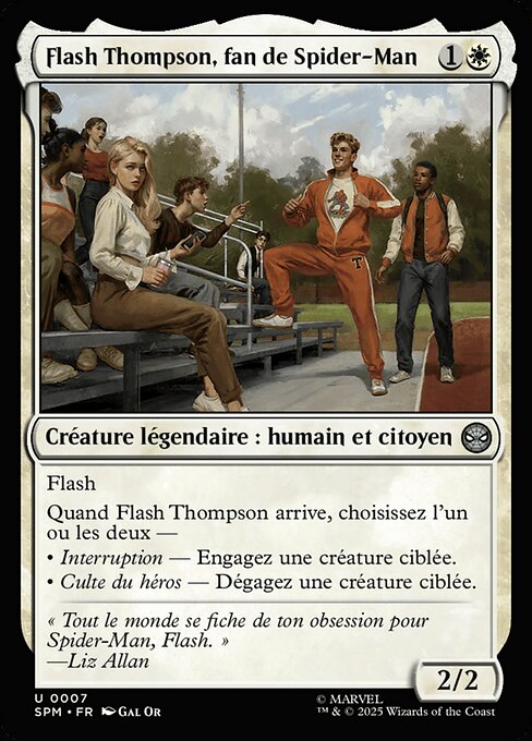 Flash Thompson, fan de Spider-Man
