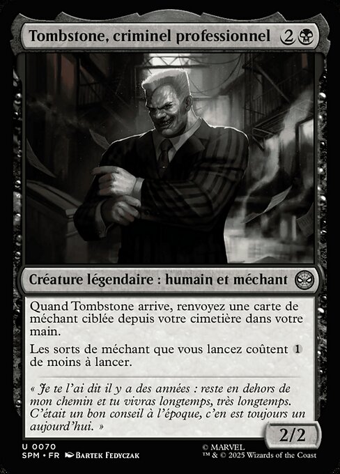 Tombstone, criminel professionnel