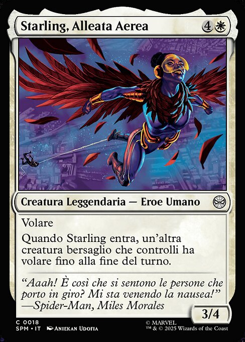 Starling, Aerial Ally