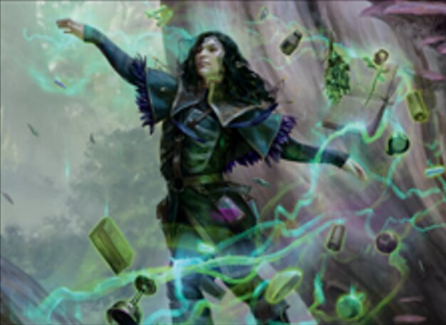 Versierte Alchemistin