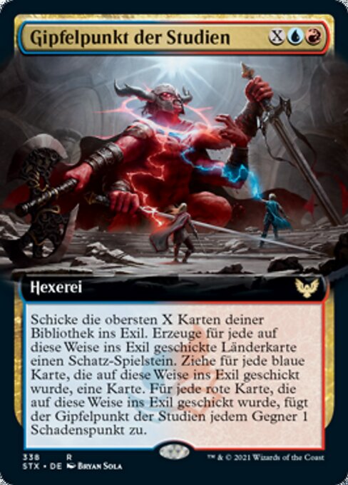 Gipfelpunkt der Studien