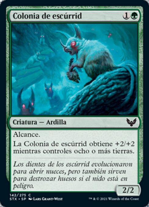 Colonia de escúrrid