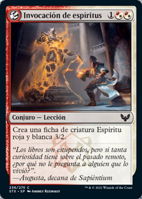 Invocación de espíritus