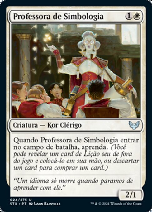 Professor of Symbology