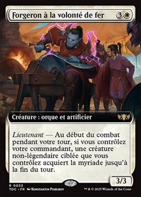 Forgeron à la volonté de fer