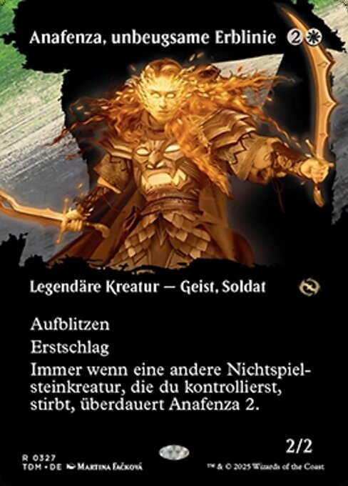 Anafenza, Unyielding Lineage