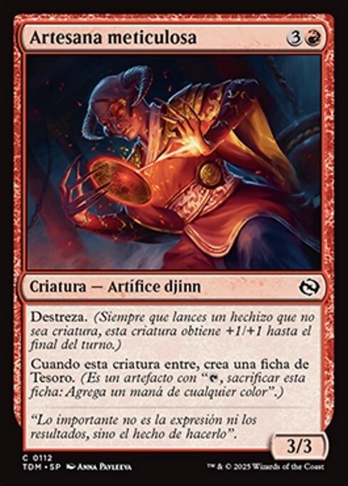 Artesana meticulosa
