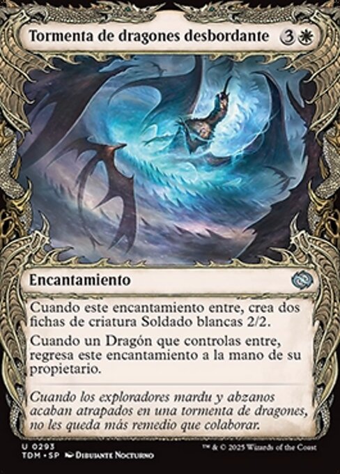 Tormenta de dragones desbordante