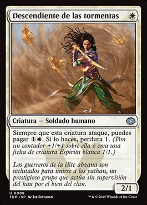 Descendiente de las tormentas