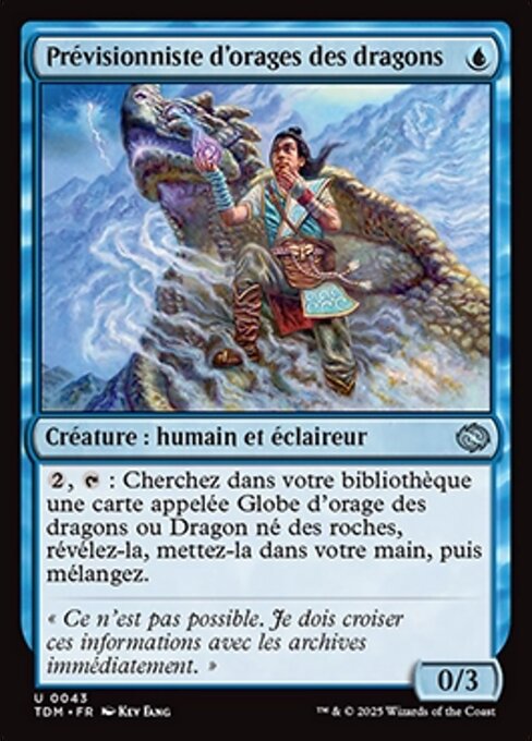 Prévisionniste d'orages des dragons