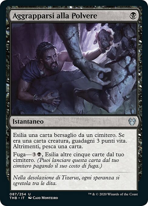 Aggrapparsi alla Polvere