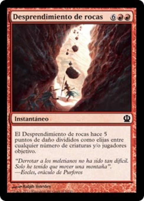 Desprendimiento de rocas