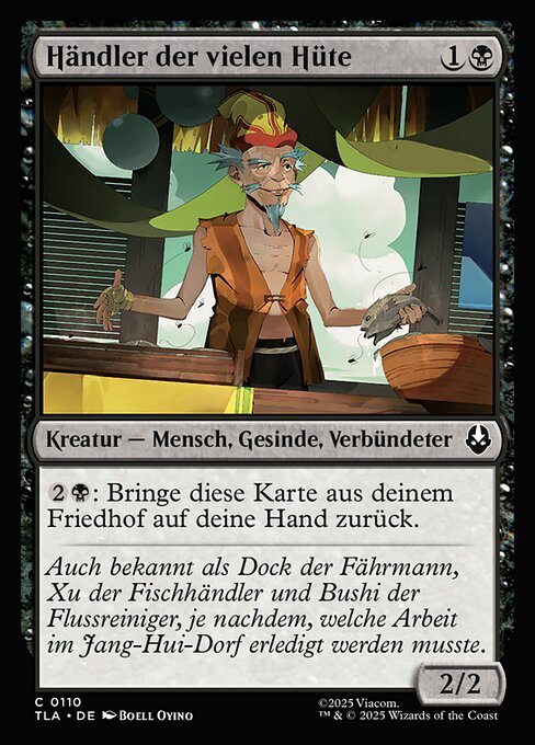 Händler der vielen Hüte