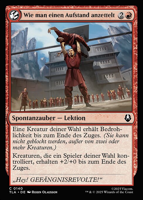 Wie man einen Aufstand anzettelt