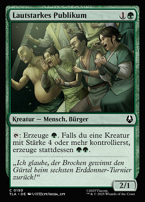 Lautstarkes Publikum