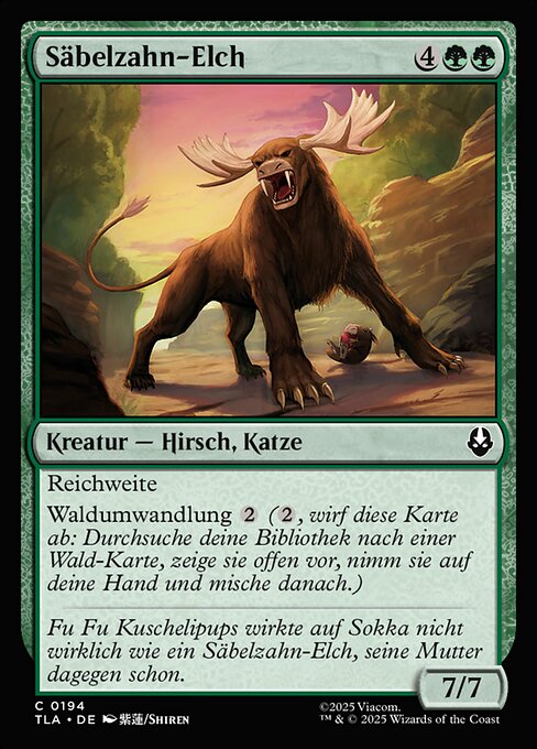 Säbelzahn-Elch