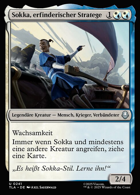Sokka, erfinderischer Stratege