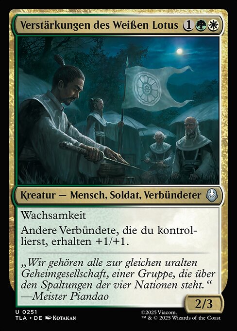 Verstärkungen des Weißen Lotus