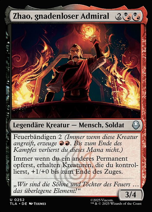 Zhao, gnadenloser Admiral