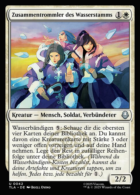 Zusammentrommler des Wasserstamms