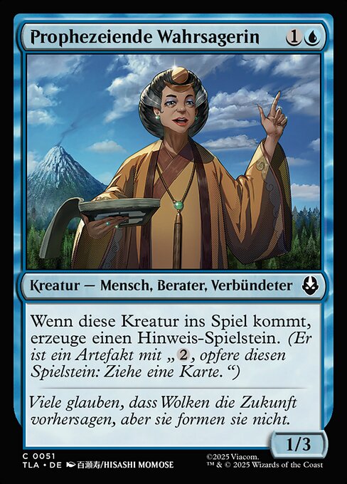 Prophezeiende Wahrsagerin