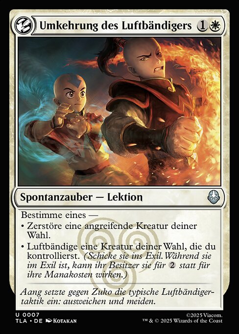 Umkehrung des Luftbändigers