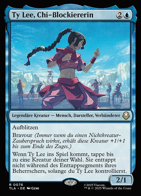 Ty Lee, Chi-Blockiererin